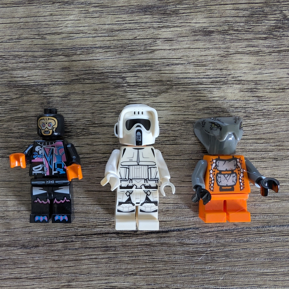 Lego Minifigures Lot Of 3 Star Wars And Ninjago